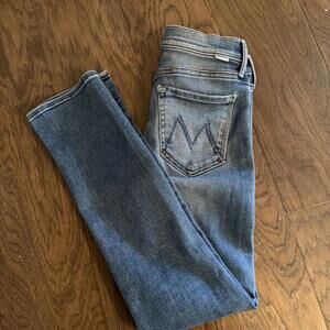 Mother Denim Mid Rise Dazzler Ankle Jeans Wish On A Star 26